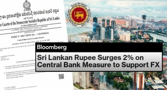 Sri Lankan Rupee Surges Over 2% After Export Rule
